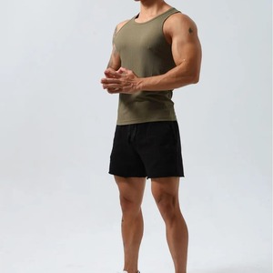 Four Seasons Chaleco de algodón para hombres Joker Adolescentes Ajuste simple Deportes Fitness Camiseta Camisa sin mangas informal de mediana edad - Product Image 3