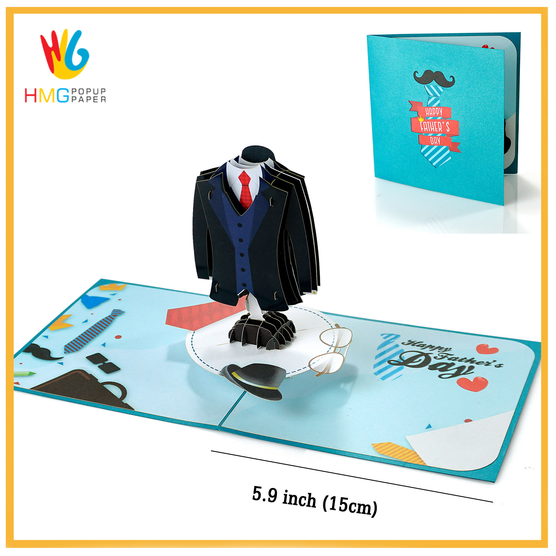 5.9 x 5.9 inch (15x15cm)