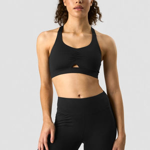 Venta al por mayor de ropa deportiva de entrenamiento de levantamiento de glúteos personalizada sujetador y pantalones cortos conjunto gimnasio Fitness verano Yoga Biker mujeres pantalones cortos conjuntos - Product Image 2