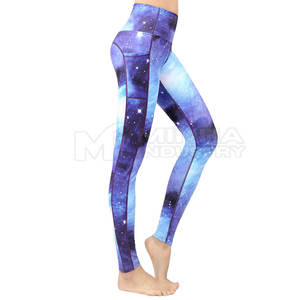 Mallas de mujer personalizadas de alta calidad con logotipo Fitness Yoga Leggings mallas ajustadas pantalones para mujer - Product Image 2