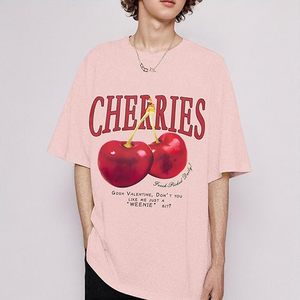 เสื้อยืดโอเวอร์ไซส์ผ้าคอตตอนหนานุ่มสไตล์วินเทจ ล้างสีแบบแอซิดวอช พิมพ์ลายกราฟิก สำหรับผู้หญิง - Product Image 3