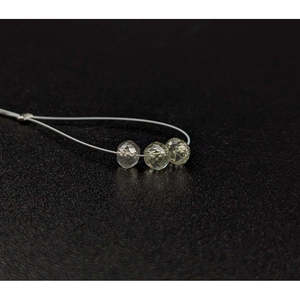Cuentas Redondas Facetadas de Diamante Blanco Transparente, Grado AAA+, Corte Brillante, 100% Natural, 3.8 mm, Tamaño del Orificio 0.30 mm, Brillantes, Certificado IGI - Product Image 3