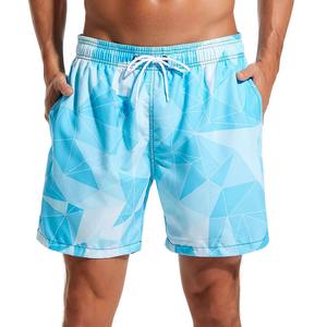 Quick Dry Beach Swim Board Shorts with Comfort <b>Elastic</b> <b>Waistband</b> Solid Pattern Sublimated Casual Style Eco-Friendly! - Product Image 1