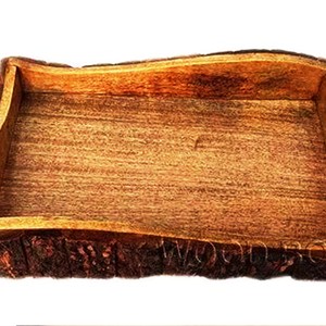 Repose-cuillère personnalisé en acier inoxydable marron cerise, fait main, écologique, avec plateau métallique à 12 côtés, 10,5 po (26,5 cm), couleur personnalisée - Product Image 2