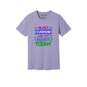 T-shirt en tissu 100% coton imprimé sur le thème de la gentillesse, grammage lourd (160-180 GSM), 12 couleurs disponibles, personnalisez votre propre design et placement - Product Image 5