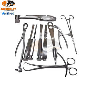 Ensemble de chirurgie orthopédique de base 10 pièces, kit d'instruments médicaux manuels en acier inoxydable de qualité supérieure, chirurgie orthopédique durable, professionnel - Product Image 5