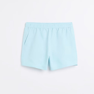 ปกติพอดี100% ไนลอนโพลีอะไมด์ด้านข้างลื่นกระเป๋าเอวยางยืด BlueRegular Fit Iridescent ว่ายน้ำกางเกงขาสั้น - Product Image 5