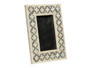 Cadre photo en os incrusté de qualité supérieure, écologique, fait à la main, pour table |   Cadre décoratif pour cadeaux et usage intérieur - Product Image 4