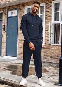 Sudadera con Capucha Extra Grande 100% Algodón Unisex para Hombre, Sudadera con Capucha Personalizada para Hombre, Conjunto Deportivo con Logotipo Estampado - Product Image 2