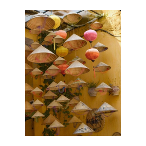 Conical <b>Hat</b> handwoven from dried palm leaves <b>for</b> traditional festivals and outdoor work, authentic from Vietnam - Product Image 2