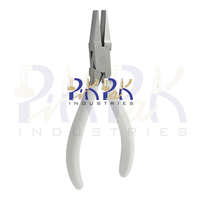 Pince à bec plat Mâchoires lisses de 160mm avec poignées à ressort et en PVC Boîte à joints Fabrication de bijoux Pince à emballage robuste et en fil métallique