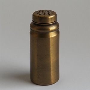 Molino de sal y pimienta de latón Vintage con cuerpo tallado adornado artesanal hecho a mano Diseñado para interiores decorativos de comedor - Product Image 2