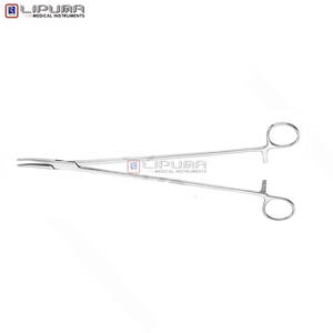 Abrazadera de puente de alta calidad recta 28 cm arteria vascular quirúrgica fórceps de acero inoxidable duraderos instrumentos médicos - Product Image 6