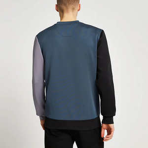 La sudadera para hombre viene con un cuello redondo, sudaderas lisas de algodón estampadas, sudaderas para hombre - Product Image 2