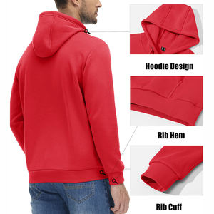 Sudaderas con Capucha para Hombre de Alta Calidad, Gruesas, 100% Algodón, con Cierre, Corte Regular, Personalizadas - Product Image 5