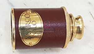 Telescopio decorativo náutico de extracción de senderismo Vintage telescopio de latón marino telescopio coleccionable de viaje para acampar - Product Image 2