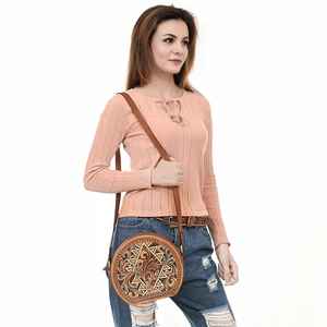 Autumn Bohemian Cowhide <b>Handbag</b> for Women Genuine Leather Canteen Bag New Western Fashion <b>Tassel</b> Custom Color - Product Image 5