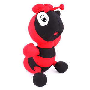 <b>Stuffed</b> <b>Soft</b> Been Honey Bee <b>Toy</b> - Red - Product Image 1