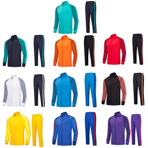 Chándal de invierno para hombre de secado rápido que absorbe la humedad con chaqueta con capucha Joggers patrón sólido ajuste relajado sublimación ropa de invierno - Product Image 2