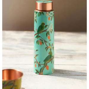 Classic Design Hammered Copper <b>Bottle</b> 1 Liter for Home Gift and Regular Use from Indian Supplier for <b>Bulk</b> Export - Product Image 3