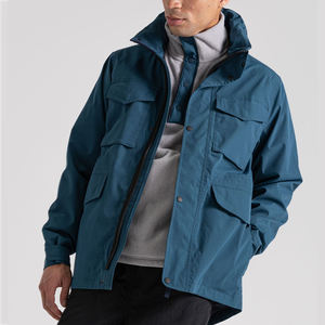 Chaquetas Impermeables Acolchadas para Hombre al por Mayor OEM, Novedad de 2025, Ligeras para Trabajo, Deportes al Aire Libre, Correr, con Cuello Alto - Product Image 3