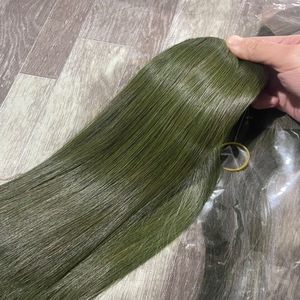 ผมต่อจากผมมนุษย์ราคาถูกผมธรรมชาติเรมีดิบจากอินเดียสไตล์ยอดนิยมสีคลื่นน้ำหนักคู่วัสดุอ่อนนุ่ม - Product Image 4