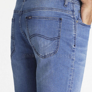 Pantalones Cortos de Mezclilla para Hombre, Diseño Personalizado, Último Estilo, 100% Algodón, Patrón Liso, Casual, Secado Rápido, Alta Calidad, Cierre de Botones, OEM - Product Image 6