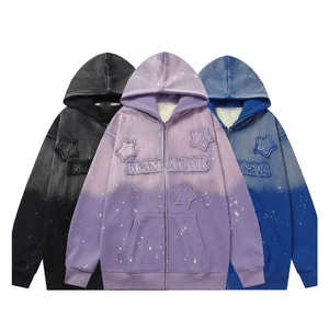 Offre Spéciale automne couleur unie hommes à manches longues fermeture éclair Hoodies avec des couleurs et des tailles personnalisées - Product Image 1