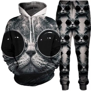 ชุดวอร์ม2ชิ้นแบบสวมหัวสำหรับผู้หญิงชุดวิ่งออกกำลังกายแบบกำหนดเอง - Product Image 3