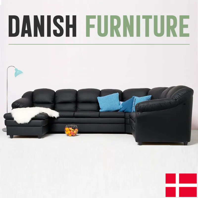 Dänische Möbel | U-förmiges Ecksofa | Wohnzimmer möbel | Design | Dänemark