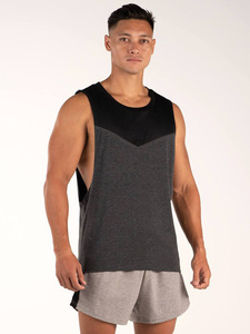 เสื้อกล้ามสำหรับผู้ชายเสื้อแขนกุดเนื้อนุ่มดีไซน์ว่างเปล่า - Product Image 3