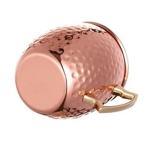 Tazas de mula de cobre de lujo de primera calidad con tapa de mango largo hecha a mano para beber de forma segura Caja de regalo ecológica incluida - Product Image 6