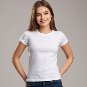 Camiseta de Cuello Redondo para Niña, Suave al Tacto, Diseñada con Tela de Calidad, Acabado Impecable que Garantiza Comodidad, Estilo y Larga Duración, Ropa Infantil - Product Image 5
