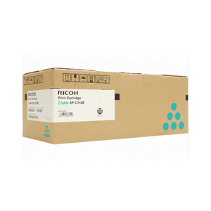 Cartouche de toner laser compatible Ricoh SP C310E vide, cyan, pour imprimantes, fournie par le Japon - Product Image 1
