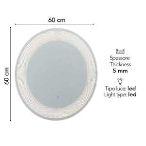 LED Makeup <b>Mirror</b> Adjustable <b>Plastic</b> Type - Product Image 2