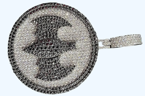 2024ใหม่สร้อยคอฮิปฮอปประดับเพชรโมอิสซาไนต์สีเงินชุบทองสเตอร์ลิง925เย็นหมดพร้อมจี้เพชร - Product Image 4