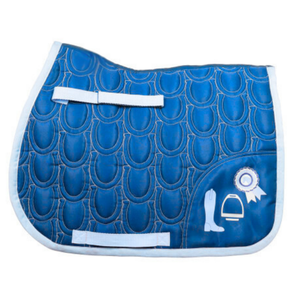 Almohadilla de Silla de Montar de Lujo, Transpirable y Elegante, Acolchada y Personalizada, de Mezcla de Lana y Seda, Estilo Inglés/Oriental, para Doma y Salto Ecuestre - Product Image 1