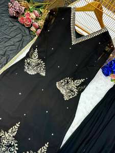 คอลเลคชั่นปากีสถานอินเดียเสื้อผ้าฝ้ายเรยอนผ้าไหมผ้าซาตินปักลายสำหรับผู้หญิงมาใหม่ - Product Image 3