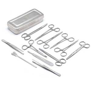 Navel NSL-HZ-2368 Juego de 13 Piezas de Instrumentos para Implantes Dentales y Cirugía Menor, Certificado CE Clase I, Herramientas Manuales con 3 Años de Garantía - Product Image 1