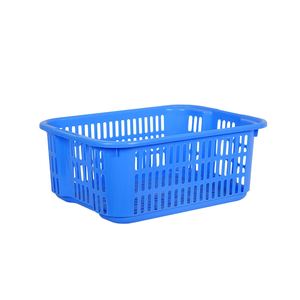 5050 PLASTIC CRATE 3T Red Plastic <b>Storage</b> Basket Spacious, Lightweight & Durable Container for Clothes, <b>Toys</b>, or Office Use - Product Image 3