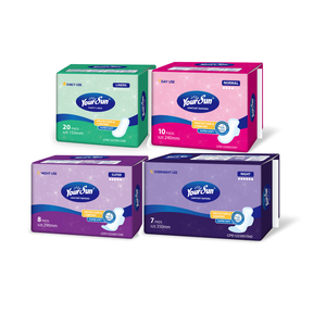 Women <strong>Pads</strong> Feminine Anion Sexy Night Girls Sanitary Napkin Banana 290 Mm Ultra Thin Organic Bamboo Charcoal With <strong>Logo</strong> for Women - Product Image 1