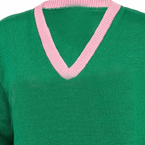 Custom <b>Vintage</b> College Letterman Knitted Cardigan 100% Cotton Button Decoration ODM OEM Services Trending Winter Printed Pattern - Product Image 5