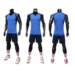 Uniforme de voleibol de manga corta para hombre, barato, venta al por mayor, uniforme de entrenamiento de voleibol personalizado - Product Image 4