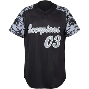 Maillot de baseball personnalisé pour hommes et femmes, respirant, grande taille, t-shirt de baseball, impression par sublimation, uniforme de baseball, service OEM - Product Image 5