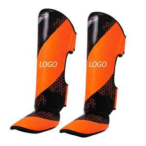 DECENT FIGHT WEARS - Espinilleras de Piel Sintética para Muay Thai, MMA y Boxeo, con Cierre de Gancho y Bucle, Protección Integral, Ligeras y Duraderas - Product Image 3