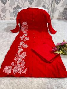 Kurti de haute qualité avec Pend assorti pour le bureau et des vêtements décontractés disponibles à des prix abordables depuis l'Inde - Product Image 5