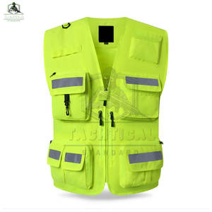 Chaleco de Seguridad de Alta Calidad ANSI Clase 1, Cómodo, con Luz LED Intermitente, Impermeable, de Algodón/Poliéster, con Logotipo y Color Personalizados para Hombre - ¡Oferta! - Product Image 3