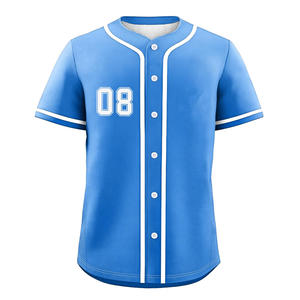 Camiseta de uniforme de béisbol sublimada de nuevo diseño de alta calidad, ropa deportiva de béisbol Vintage Unisex con impresión personalizada - Product Image 1