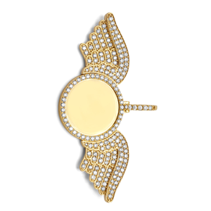 VVS moissanite diamant Hip Hop rappeur glacé lettre pendentifs faits à la main disponibles dans les meilleurs prix avec matériel en or 10K/14K - Product Image 3