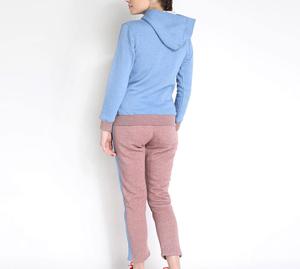 Slim Fit Plain Private Label Streetwear 100% algodón mujeres chándales Venta caliente pulóver moda al aire libre mujeres chándal - Product Image 3